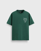 Sunday Worship Club Green Loose Fit Heavyweight Tee | Peace® ODMPOD