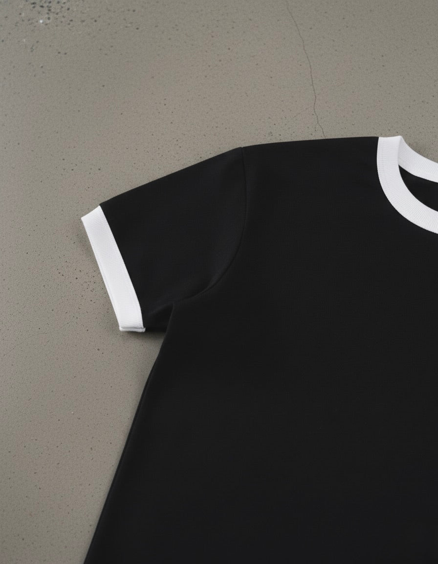 Peacemaker Vintage Style Black Ringer T-Shirt  | Peace®