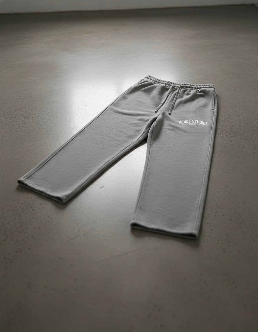 The Signature Collection Peace® Gray Straight Leg Sweatpants
