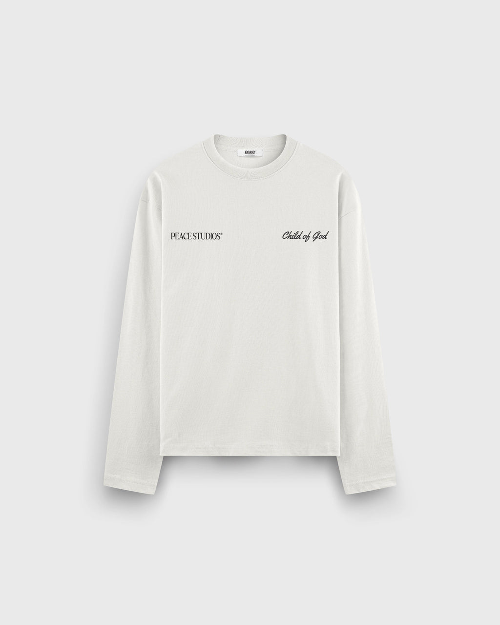 Child of God Longsleeve Loose Fit Tee White | Peace®