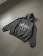 Child of God II Dark Gray Dual-Zip Fleece Boxy Hoodie | Peace®