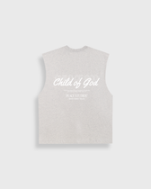 Child of God Ash Gray Raw Edge Heavyweight Tank Top | Peace®