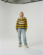 Everyday Miracles Yellow Stripe Polo Shirt | Peace®