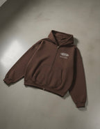 Child of God II Brown Dual-Zip Fleece Boxy Hoodie | Peace®