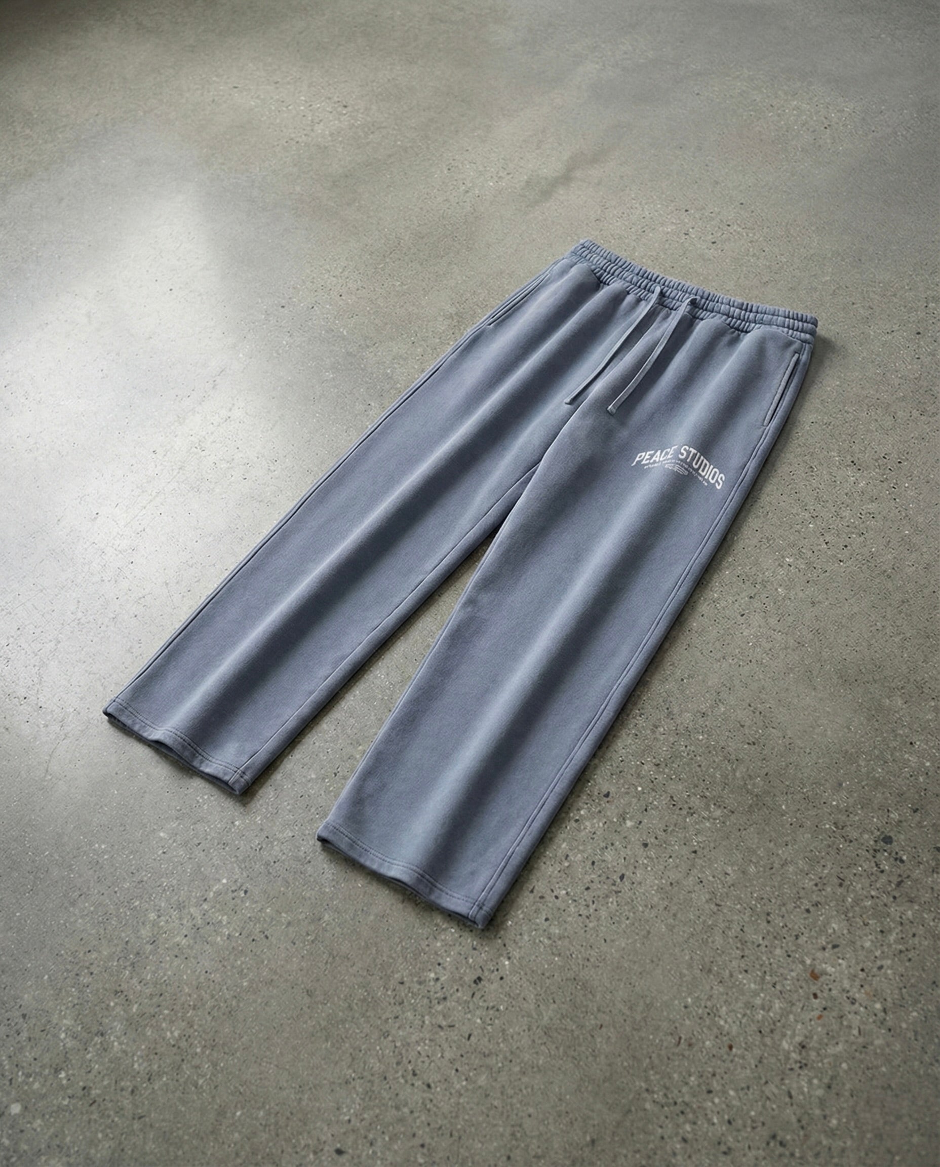 The Signature Collection Peace® Blue Straight Leg Sweatpants