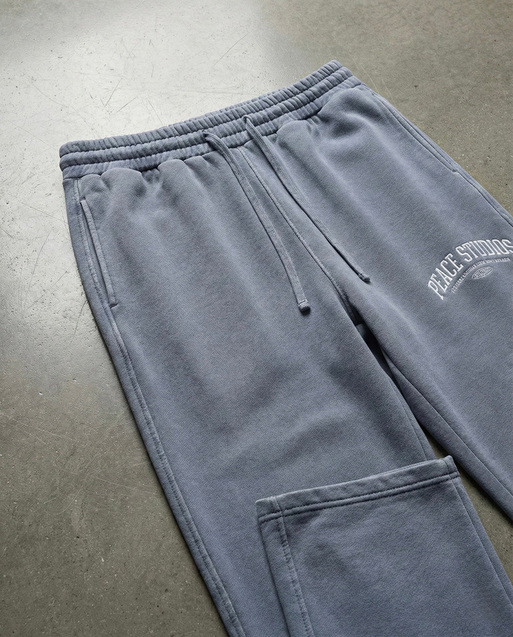 Peace® Studios Premium Enzyme-Washed Straight Leg Sweatpants | Vintage Blue