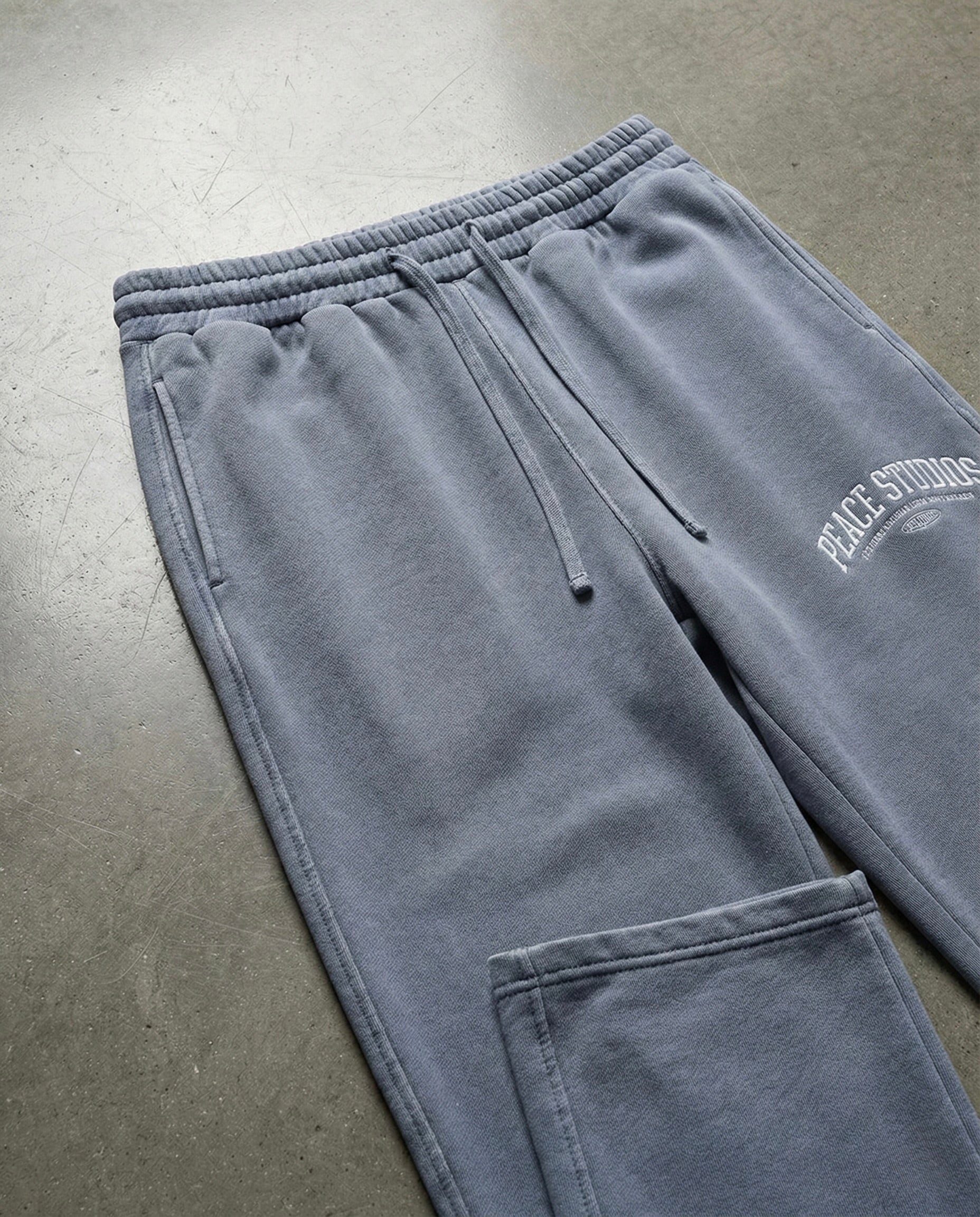 The Signature Collection Peace® Blue Straight Leg Sweatpants