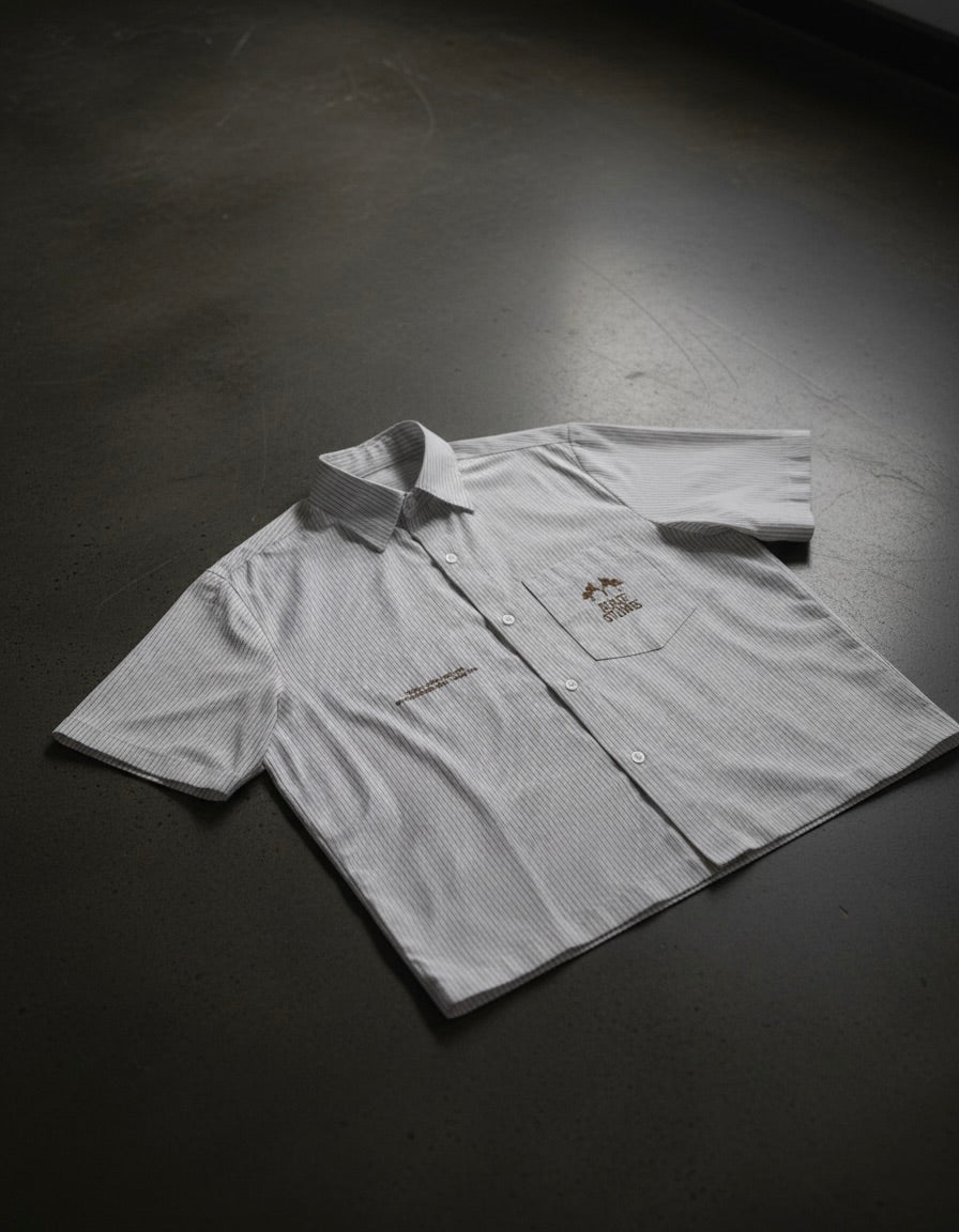 Know Jesus, Know Peace Oversized White Stripe Boxy Shirt | Peace®